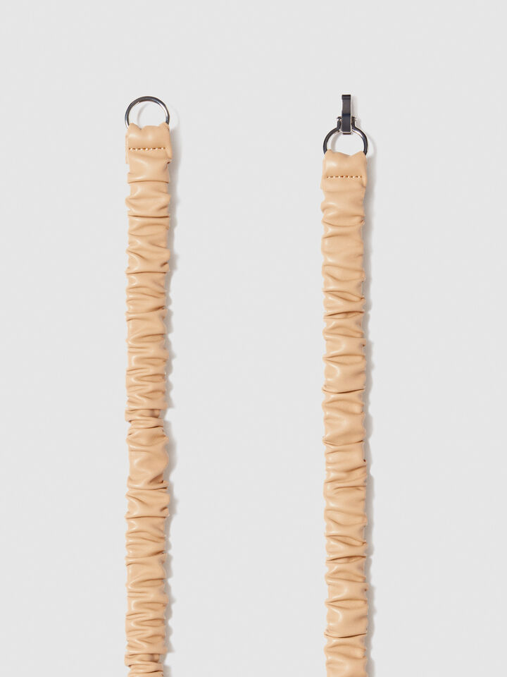 Elastic belt - women's belts - Beige | Sisley image number 2
